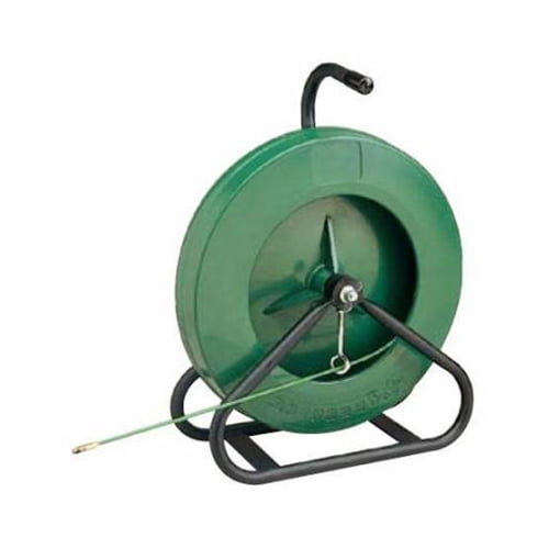 GREENLEE 100 ft 3/16 Tape Size Flexible Steel Fish Tape Round Tape Profile GREENLEE 100 ft 3/16 Tape Size Flexible Steel Fish Tape Round Tape Profile
